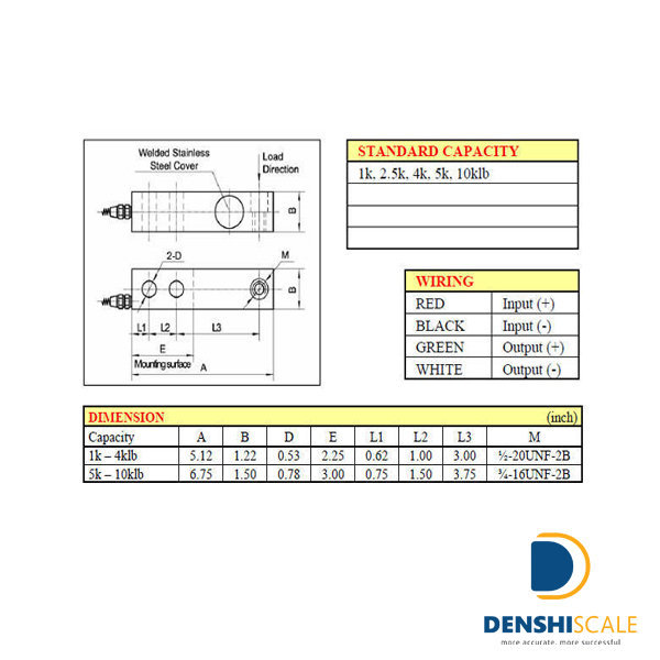 Loadcell VMC VLC 100SH
